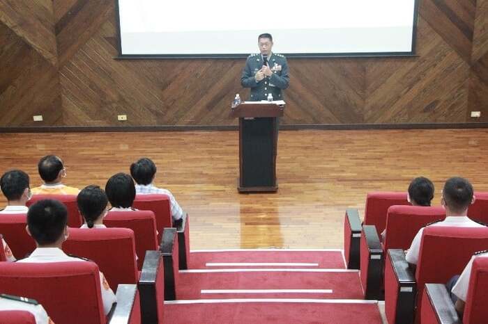 109學年度第1學期大學儲備軍官訓練團（ROTC）精神講話圖片