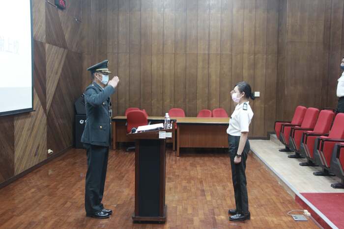 109學年度第1學期大學儲備軍官訓練團（ROTC）精神講話圖片