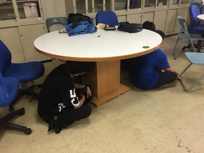 921大地震屆滿20周年，屏東大學國家防災日防災演練，大家動起來圖片