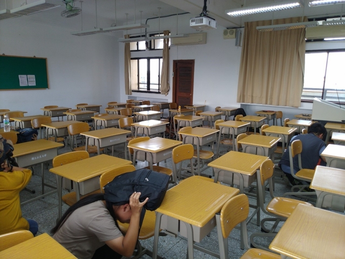 921大地震屆滿20周年，屏東大學國家防災日防災演練，大家動起來圖片