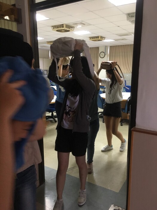 921大地震屆滿20周年，屏東大學國家防災日防災演練，大家動起來圖片