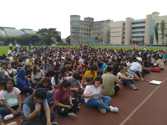 921大地震屆滿20周年，屏東大學國家防災日防災演練，大家動起來圖片
