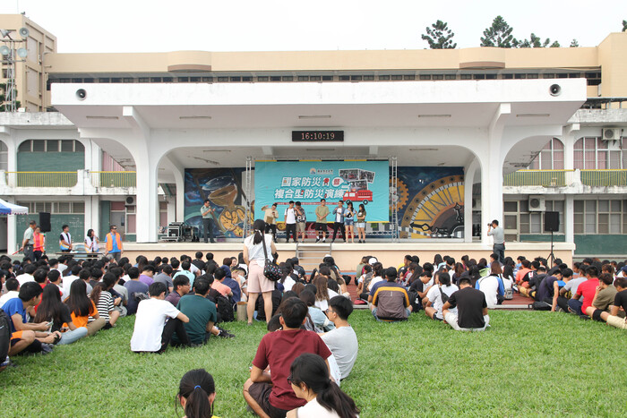 921大地震屆滿20周年，屏東大學國家防災日防災演練，大家動起來圖片