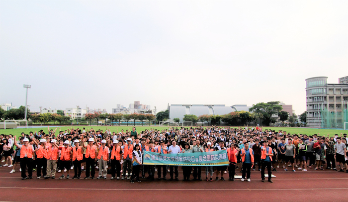 921大地震屆滿20周年，屏東大學國家防災日防災演練，大家動起來圖片
