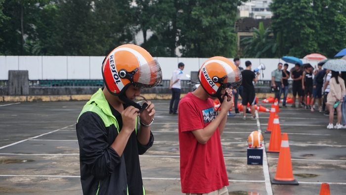 正確騎乘姿勢示範、酒駕體感體驗活動圖片