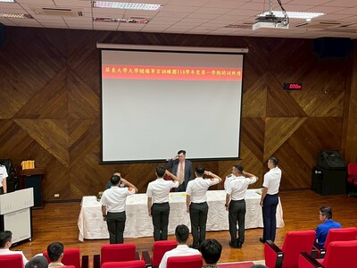 114-1屏大ROTC教育中心開訓典禮 勇於接受教育訓練 擔負保家衛國責任圖片