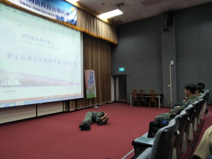 推動全民國防教育暨國軍人才招募說明會-走入校園活動圖片
