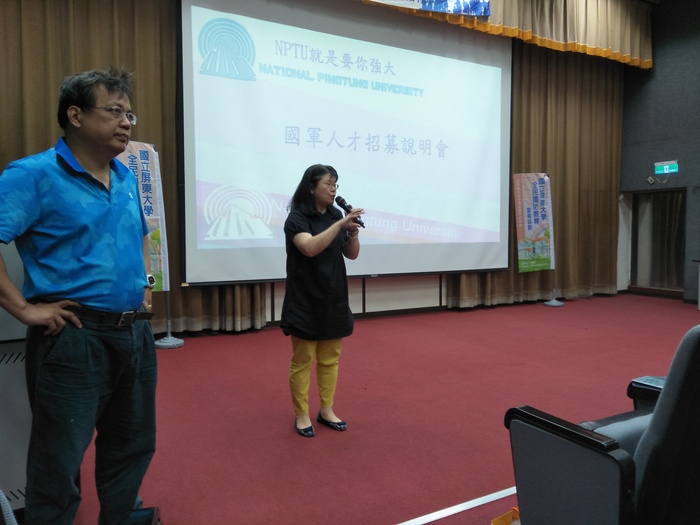 推動全民國防教育暨國軍人才招募說明會-走入校園活動圖片